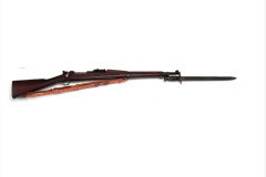 Springfield M1903 rifle with bayonet and sling